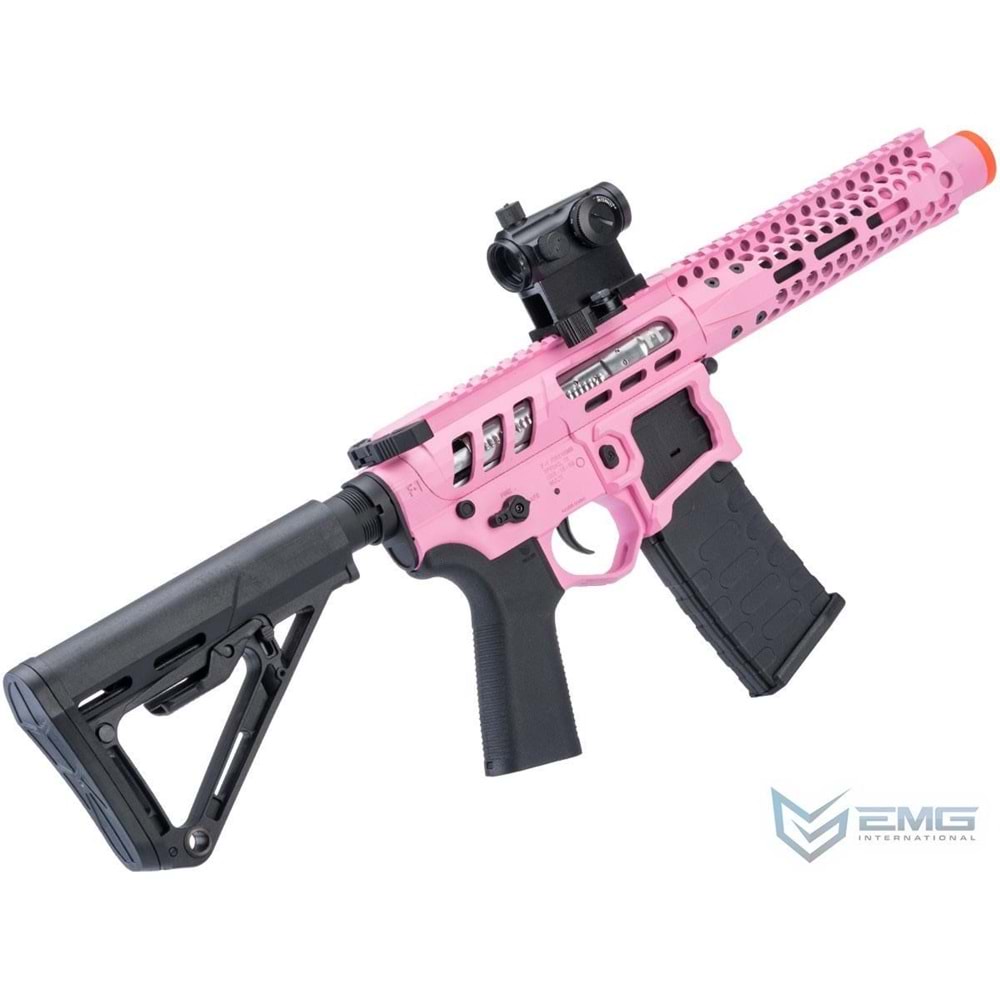 EMG F-1 Firearms PDW AR15 3G Style2 RS3 HOT PINK Airsoft AEG Tüfek