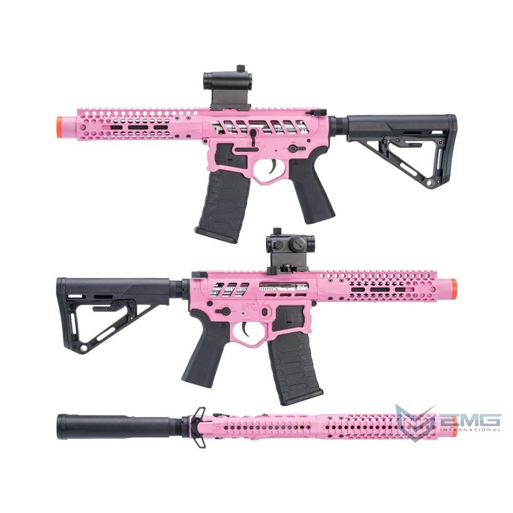 EMG F-1 Firearms PDW AR15 3G Style2 RS3 HOT PINK Airsoft AEG Tüfek