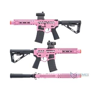 EMG F-1 Firearms PDW AR15 3G Style2 RS3 HOT PINK Airsoft AEG Tüfek