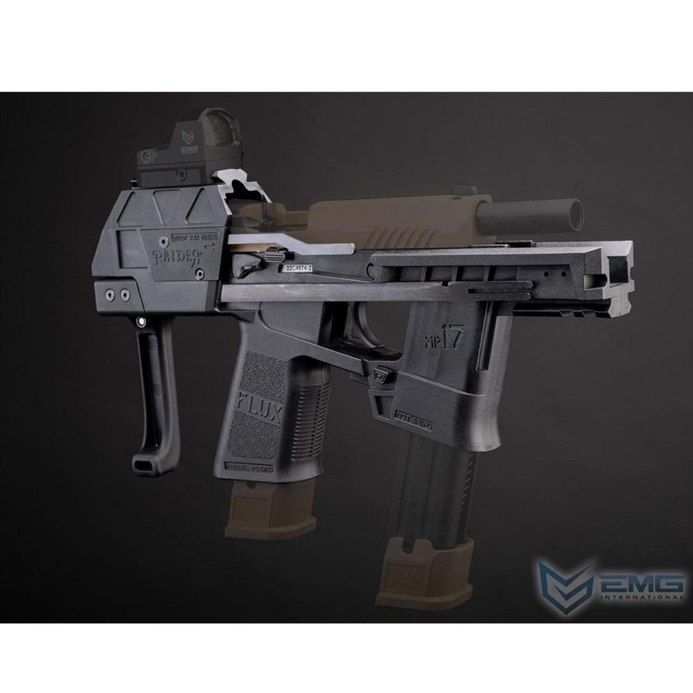 EMG Flux Defense Licensed Raider PDW Kit for SIG Sauer ProForce P320 M17 Gas Blowback Airsoft Pistols