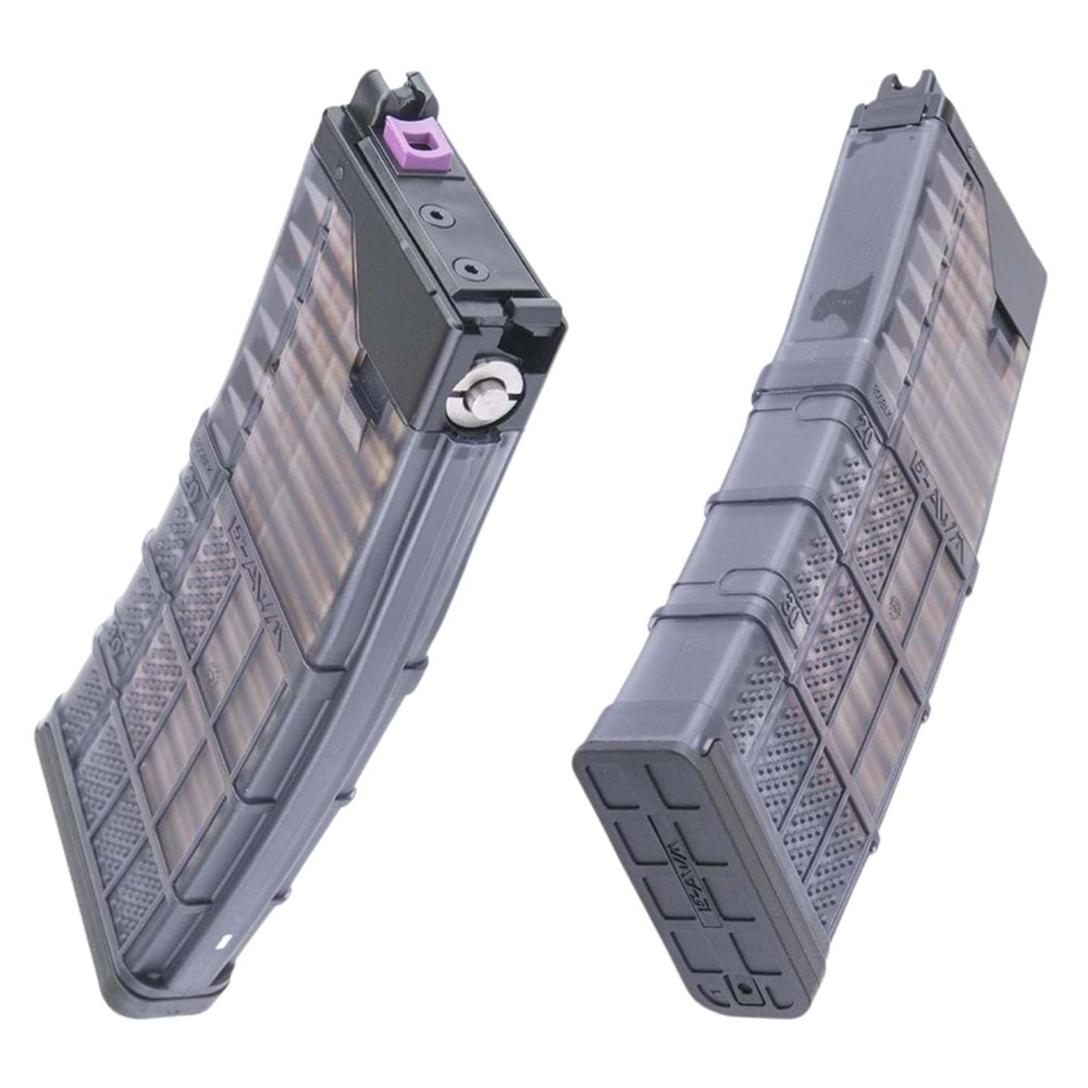 EMG CYMA CGS, MARUI MWS Lancer GBB Systems L5AWM 30BB SIYAH Airsoft Tüfek Şarjör Transparan