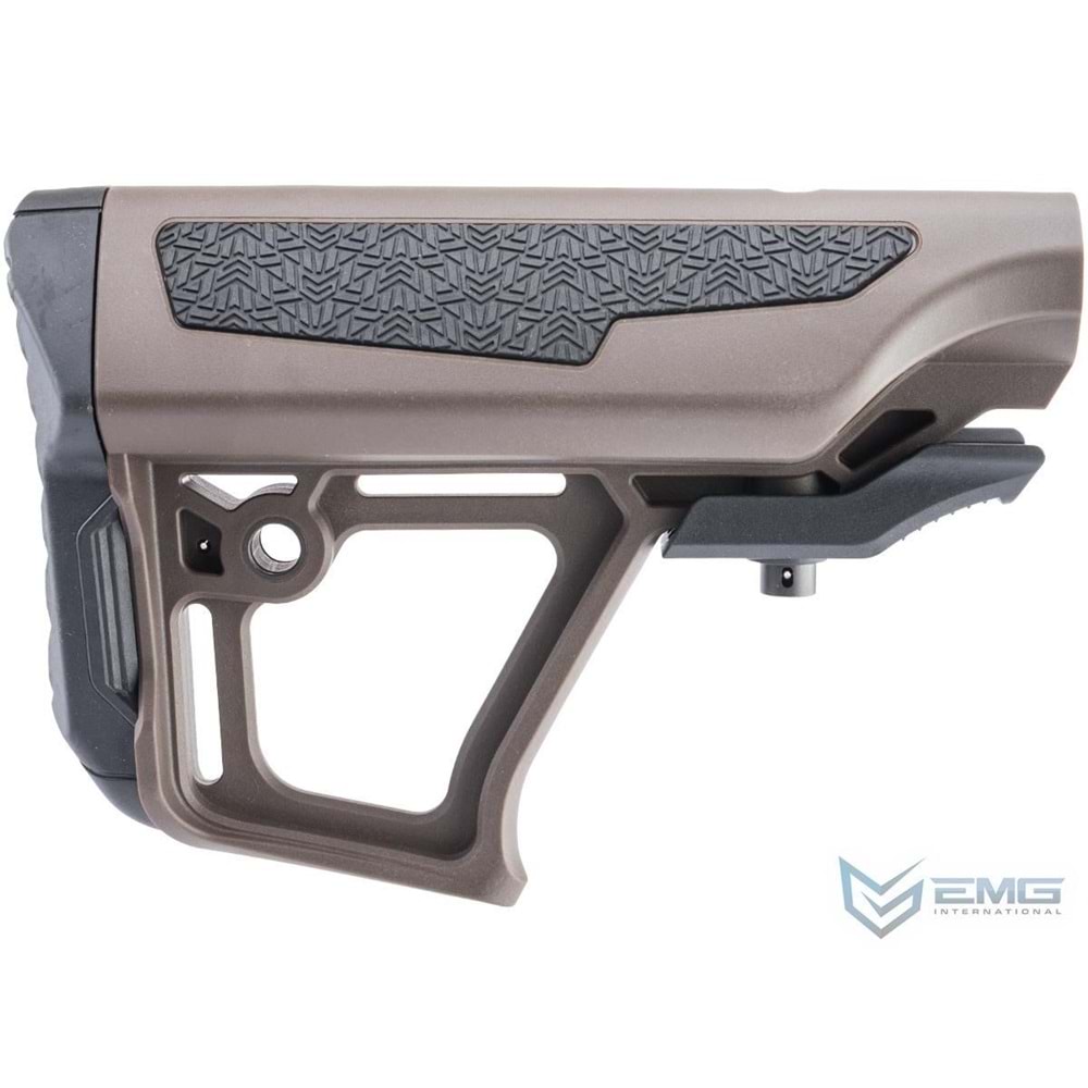 EMG ICS M4 AEG Tüfekler için EMG Zeta Ayarlanabilir Dipçik (Renk: Coyote)