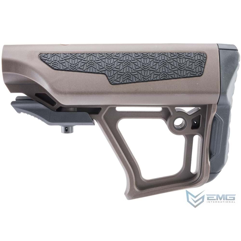 EMG ICS M4 AEG Tüfekler için EMG Zeta Ayarlanabilir Dipçik (Renk: Coyote)