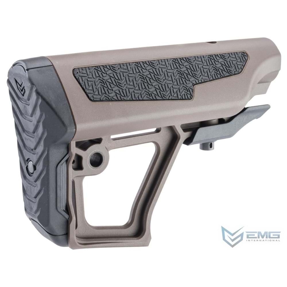 EMG ICS M4 AEG Tüfekler için EMG Zeta Ayarlanabilir Dipçik (Renk: Coyote)