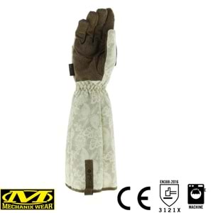 Mechanix Orginal Ethel® Rose Kadın Eldiven (Beyaz/Kahve) ETH-RSE
