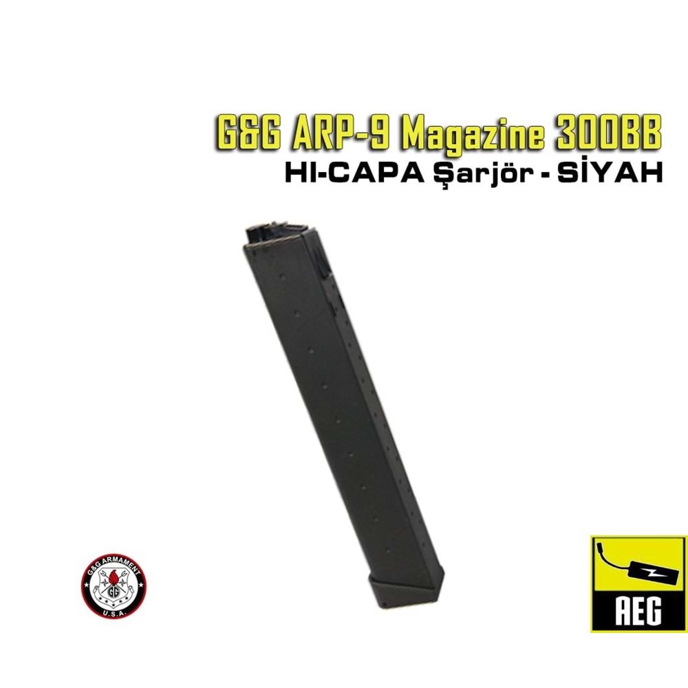 GG ARP 9 Şarjörü 300BB – Siyah