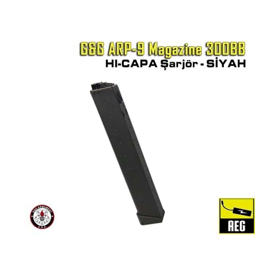 GG ARP 9 Şarjörü 300BB – Siyah