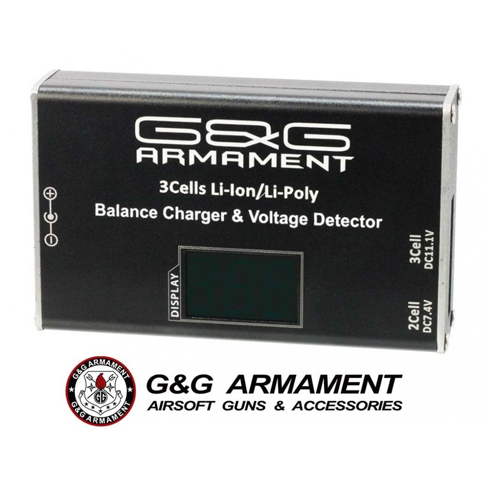 G&G LiPo Şarj Cihazı Balance Voltaj Dedektörlü