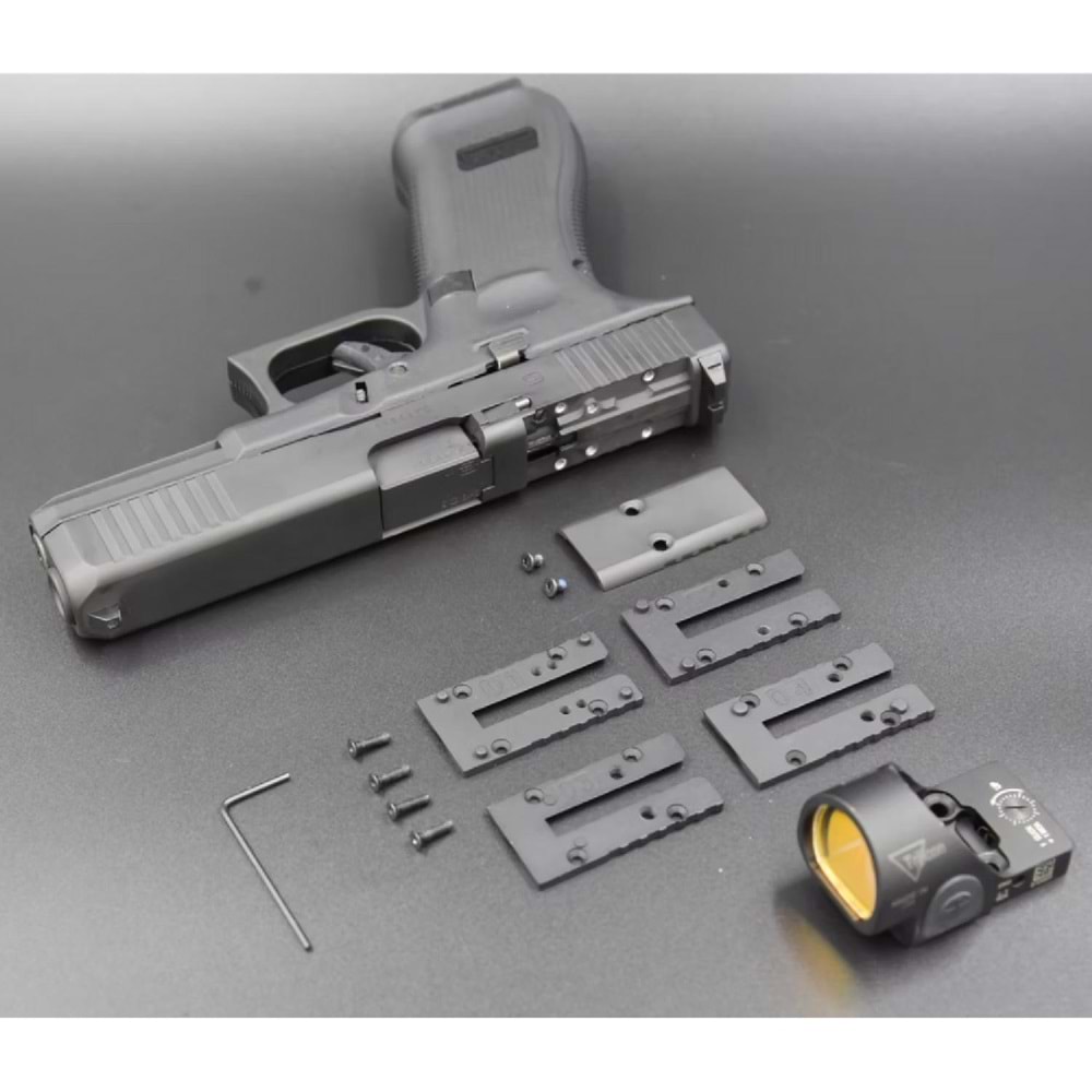 GHK GLOCK G17 Gen5 MOS V2 , Aluminyum Slide Airsoft Tabanca