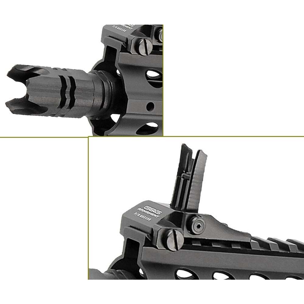 GG CM16 FFR A2 AEG AIRSOFT TÜFEK - SİYAH