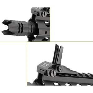 GG CM16 FFR A2 AEG AIRSOFT TÜFEK - SİYAH