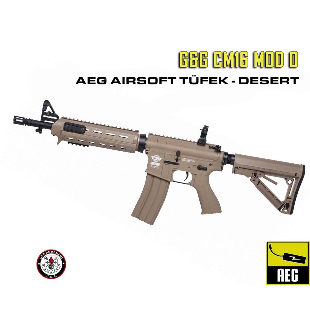 GG CM16 MOD0 AEG AIRSOFT TÜFEK - DESERT TAN