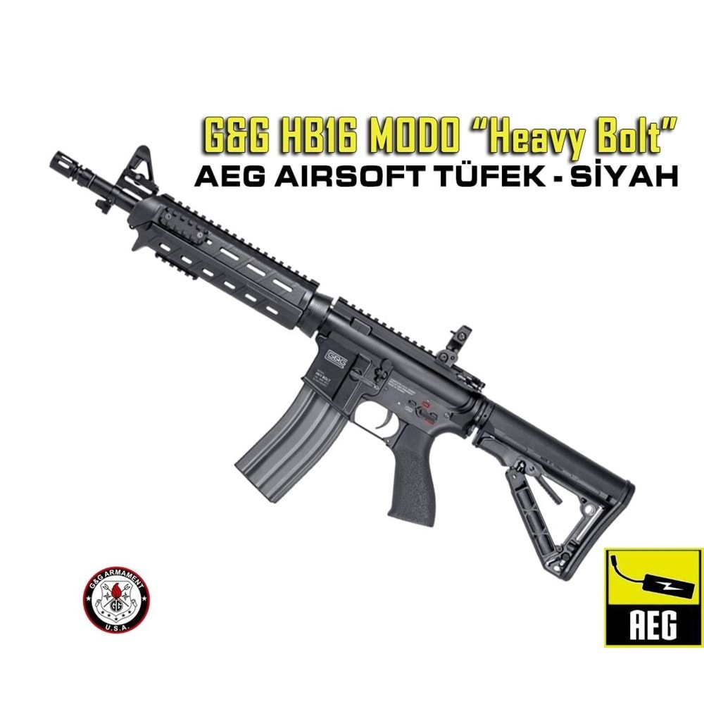 GG HB16 MOD0 AEG AIRSOFT TÜFEK - SİYAH