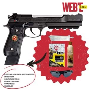 WE-Tech Barry Burton Biohazard M9 Limited Edition GBB Airsoft Tabanca SETİ