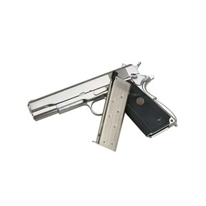 WE COLT 1911 A1 SILVER PRO GRIPS AIRSOFT TABANCA