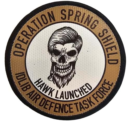 HAWK LAUNCHED ROUND PATCH - RENKLİ