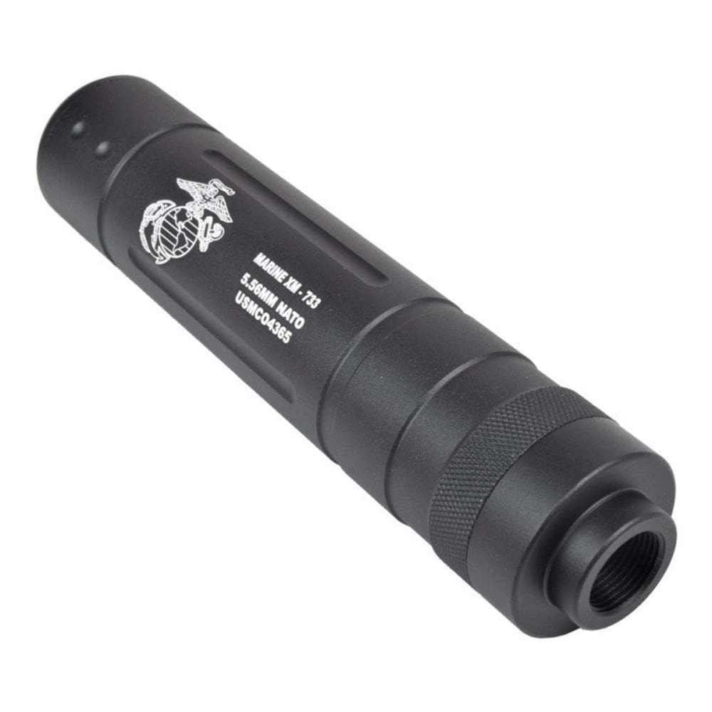 CYMA 145mm USMC TİPİ AİRSOFT SUSTURUCU REPLİKA - SİYAH