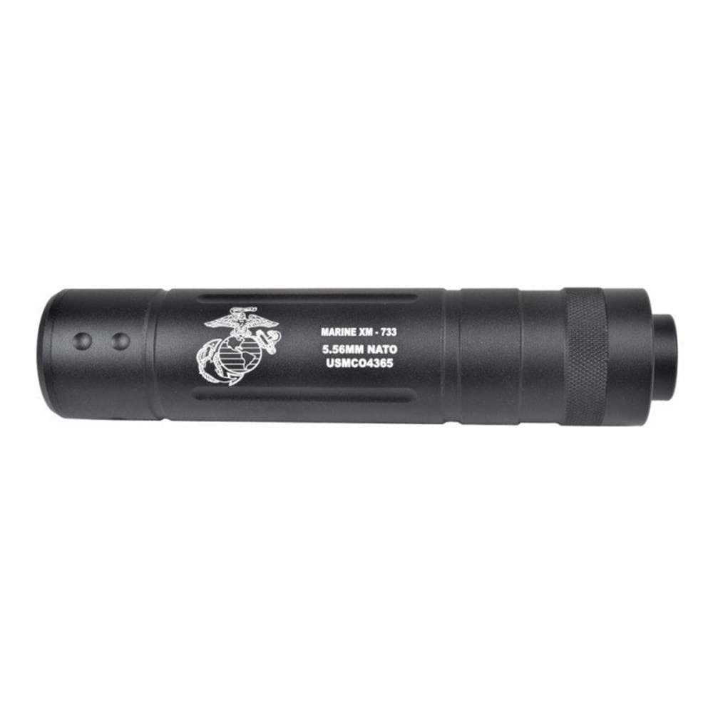CYMA 145mm USMC TİPİ AİRSOFT SUSTURUCU REPLİKA - SİYAH