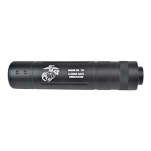 CYMA 145mm USMC TİPİ AİRSOFT SUSTURUCU REPLİKA - SİYAH