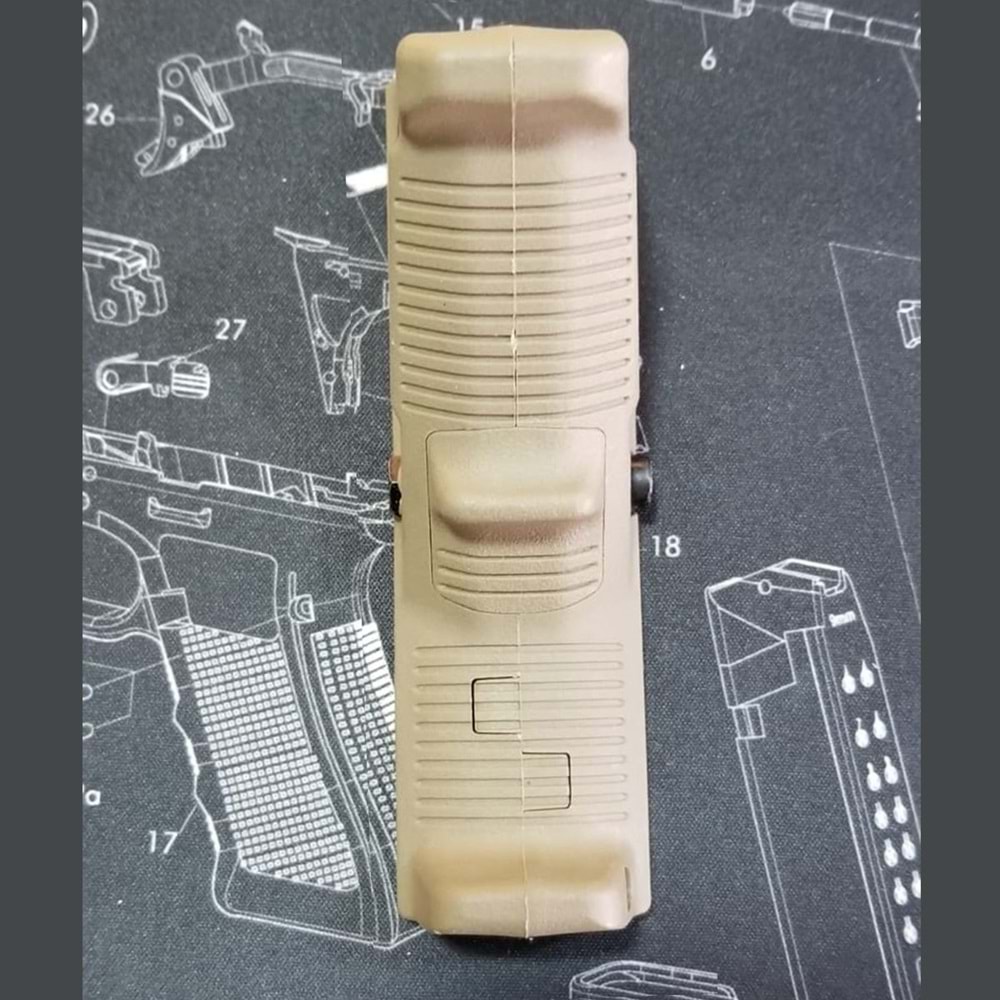 ISG Açılı el tutamağı Çöl rengi - AFG Angled Fore Grip - TAN