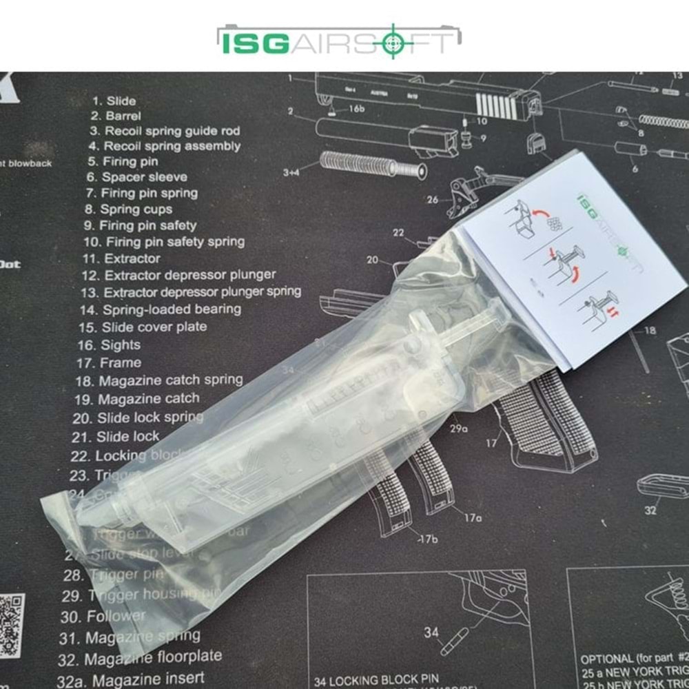 ISG SEFFAF BB Speed Loader Tabanca Tipi 100BB Yükleme Aparatı -