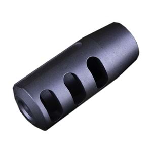 ISG Metal Steel Flash Hider Ver.10 Airsoft Alev Gizleyen Replika - Siyah ISG0013