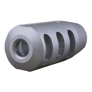 ISG Metal Steel Flash Hider Ver.10 Airsoft Alev Gizleyen Replika - Silver ISG0013A