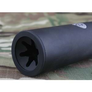ISG MP7 Airsoft Susturucu Replika + Alev Gizleyen SETi 22cm- Siyah