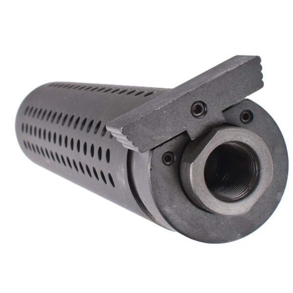 ISG KAC PDW QD Alev Gizleyenli QD Susturucu Replika UZUN 17.7cm- Siyah ISG0489