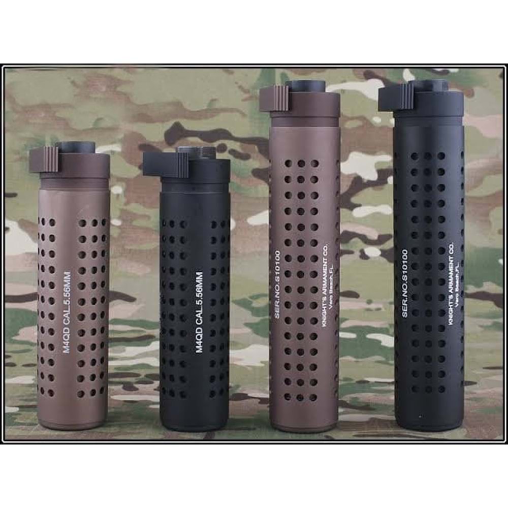 ISG KAC PDW QD Alev Gizleyenli QD Susturucu Replika UZUN 17.7cm- BRONZ ISG0489A
