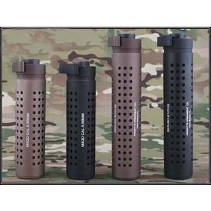 ISG KAC PDW QD Alev Gizleyenli QD Susturucu Replika UZUN 17.7cm- BRONZ ISG0489A