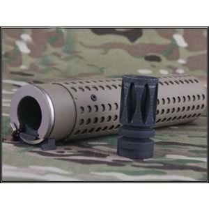ISG KAC PDW QD Alev Gizleyenli QD Susturucu Replika UZUN 17.7cm- BRONZ ISG0489A