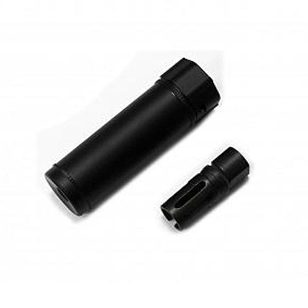 ISG 118mm QD Susturucu Replika ve Alev Gizleyen - Siyah