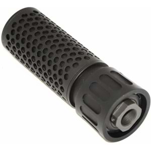 ISG KAC Stili QDC Kısa Airsoft Susturucu Replika seti 13cm- Siyah