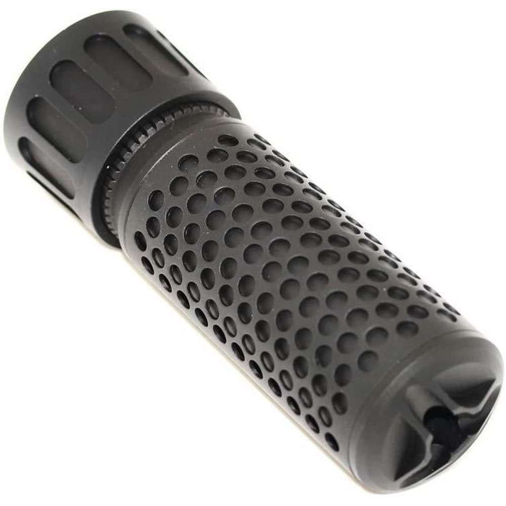 ISG KAC Stili QDC Kısa Airsoft Susturucu Replika seti 13cm- Siyah