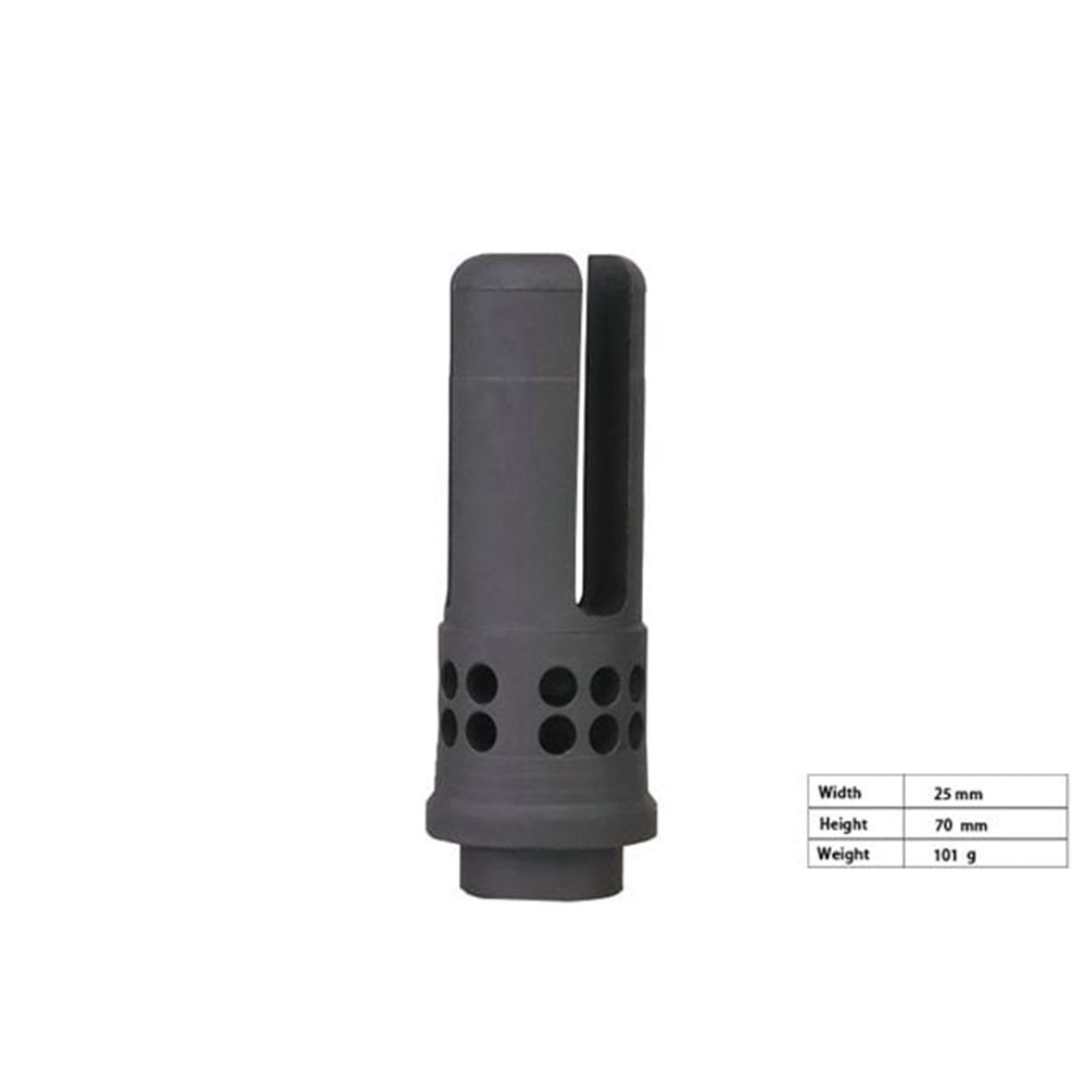 ISG SF Tipi Sneak Peek Steel Flash Hider - Alev Gizleyen Replika ISG3548