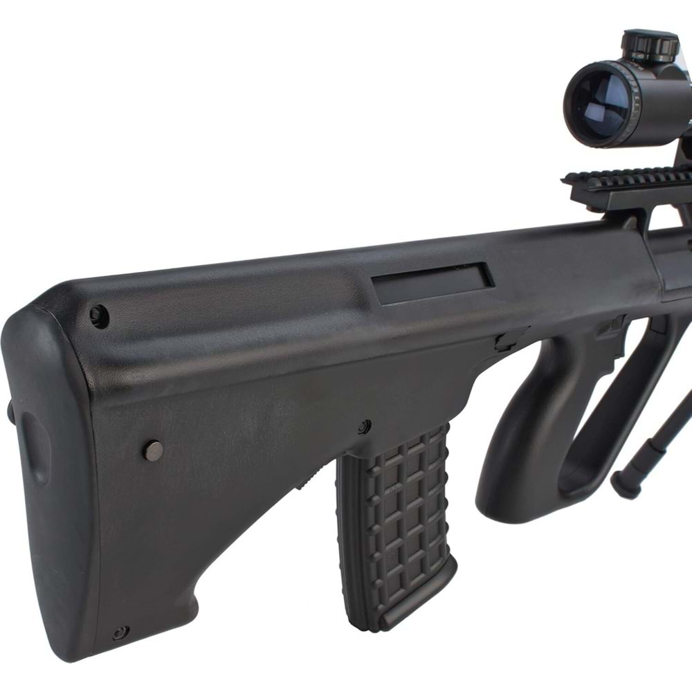 JG AUG AU-5G Anti-Tank Custom Airsoft AEG Tüfek Dürbün & Bipod Ayak SET Halınde JG-0446A