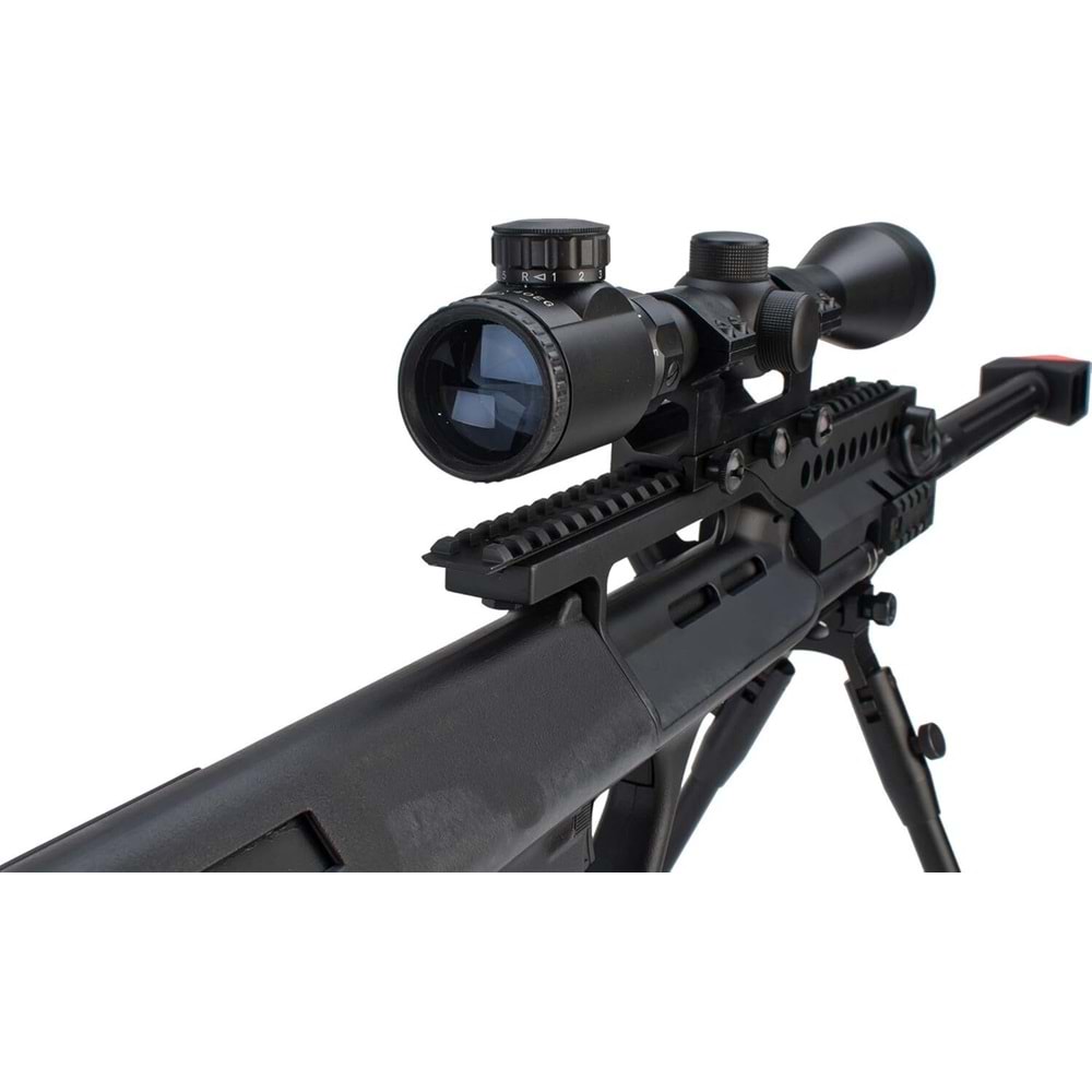 JG AUG AU-5G Anti-Tank Custom Airsoft AEG Tüfek Dürbün & Bipod Ayak SET Halınde JG-0446A