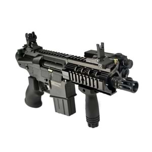 Jing Gong M4 Tabanca Tipi Airsoft Tüfek - Siyah