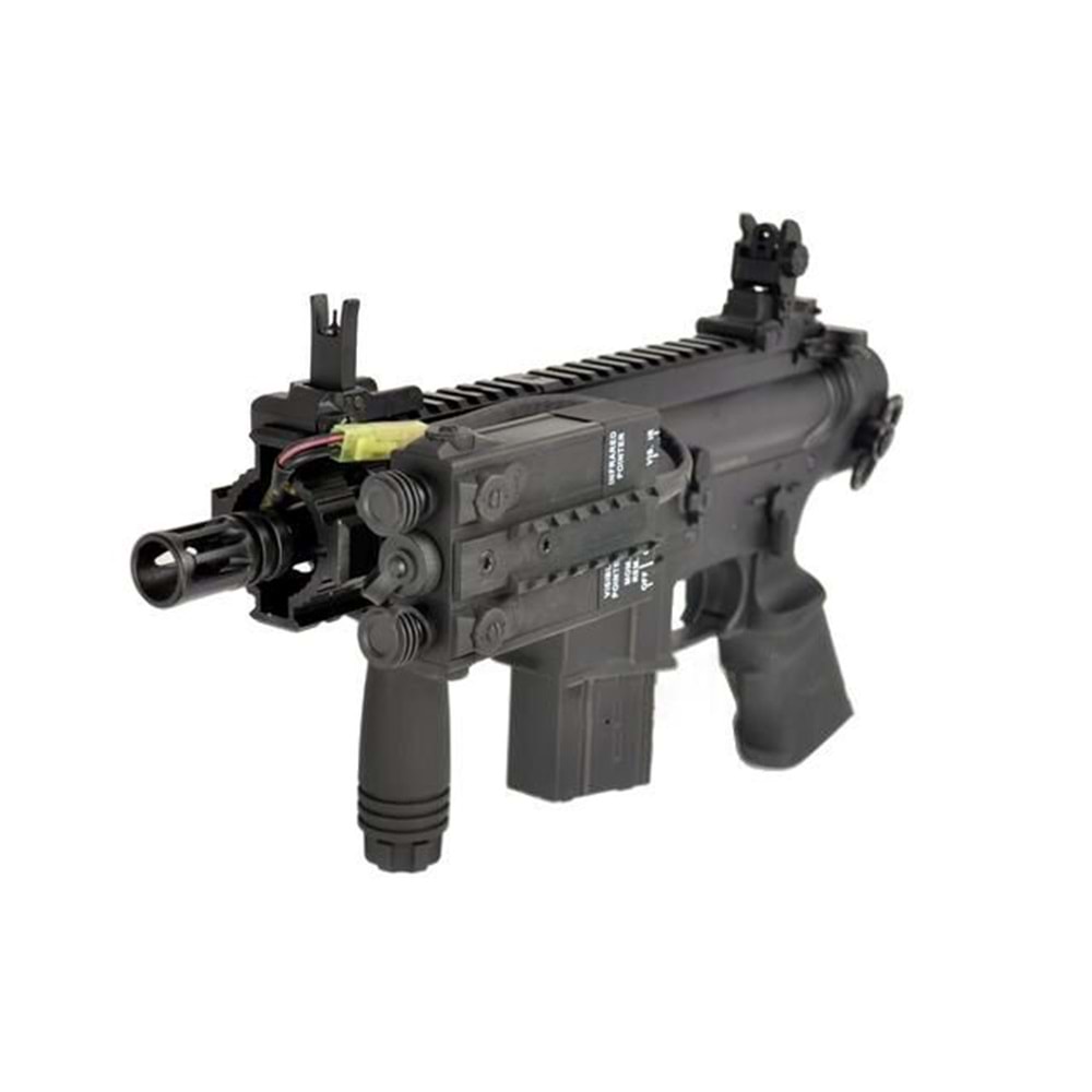 Jing Gong M4 Tabanca Tipi Airsoft Tüfek - Siyah
