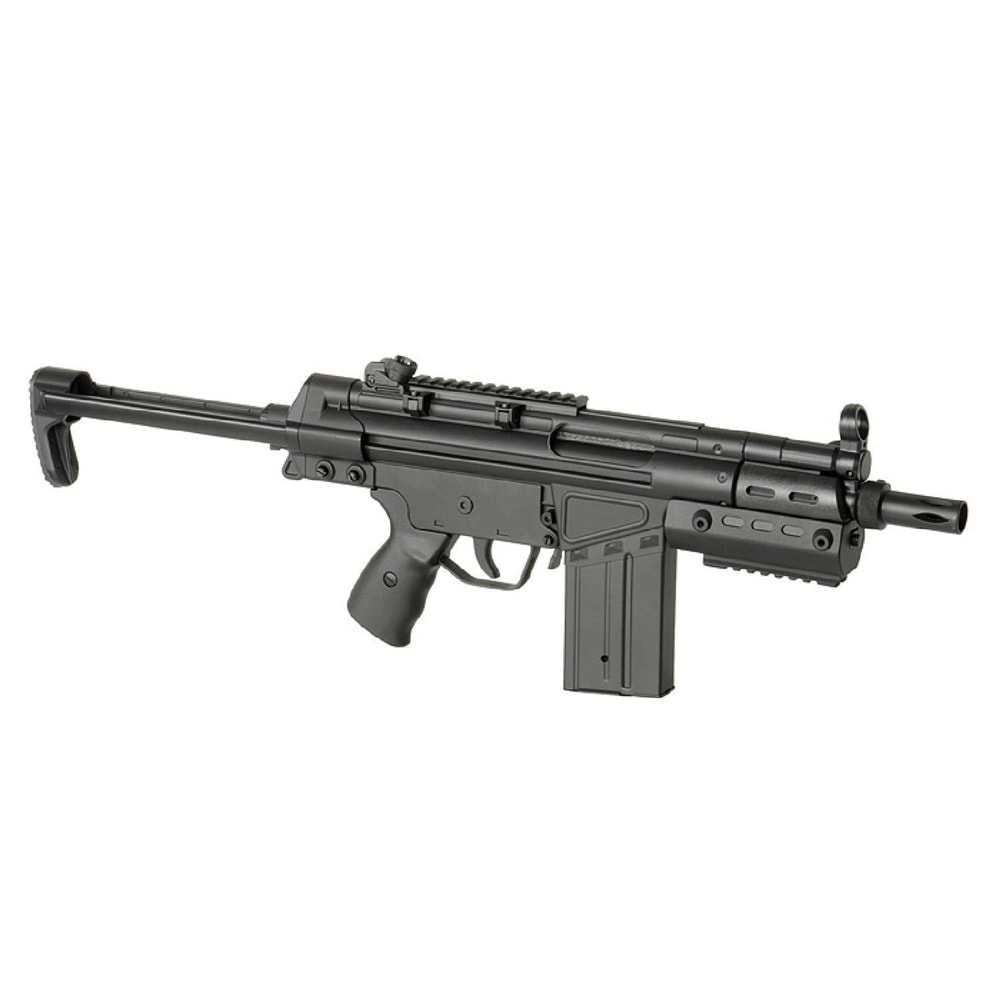 JG T3 SAS Airsoft G3 MC51 Tipi Compact CQB Tüfek - Siyah JG094
