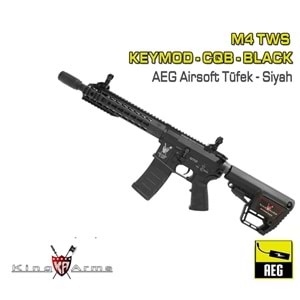 M4 TWS KeyMod CQB - Siyah