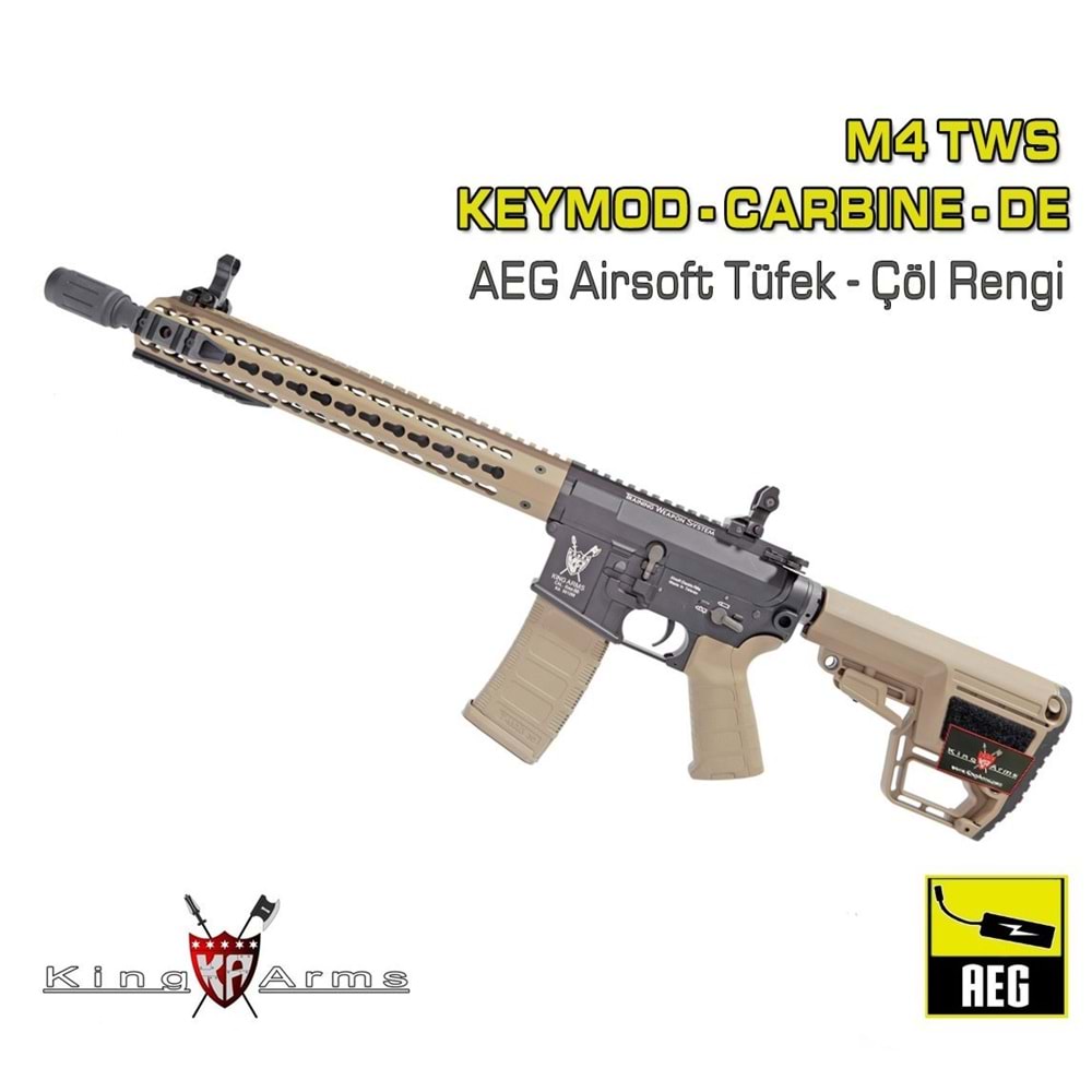 M4 TWS KeyMod Carbine - Çöl Rengi