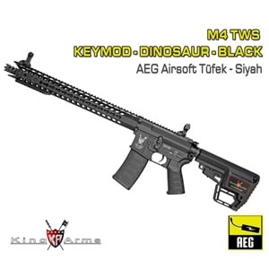 M4 TWS KeyMod Dinosaur - Siyah