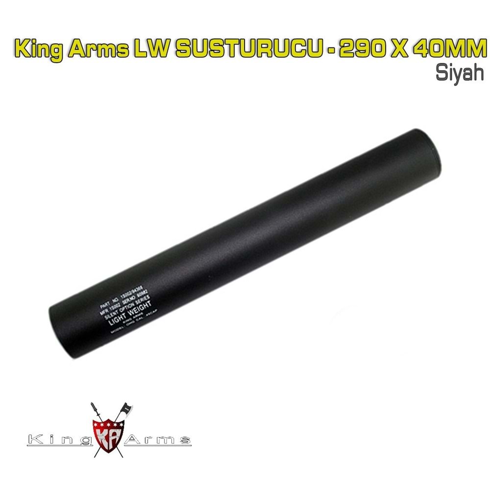 King Arms Light Weight (LW) Susturucu - 290 X 40MM