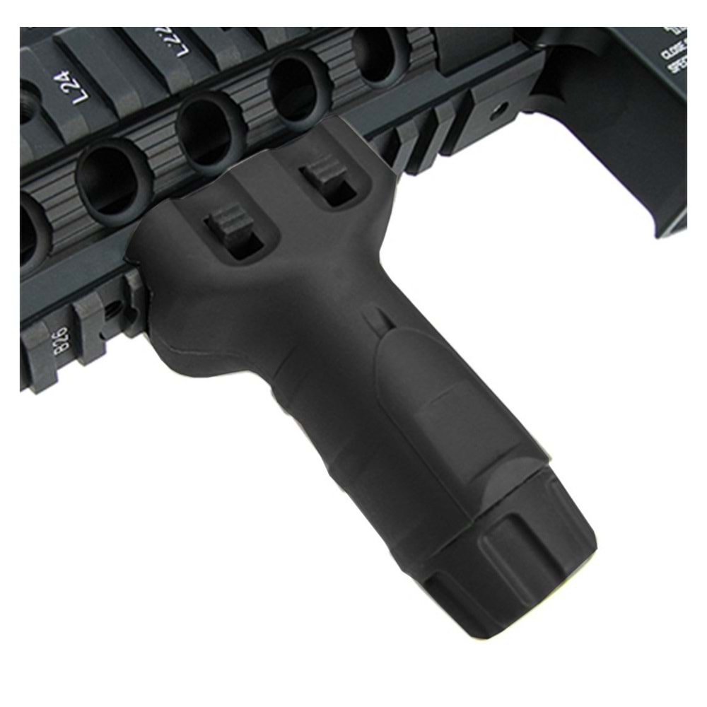 King Arms Vertical Fore Grip Shorty - Dikey Tutacak - Siyah Renk