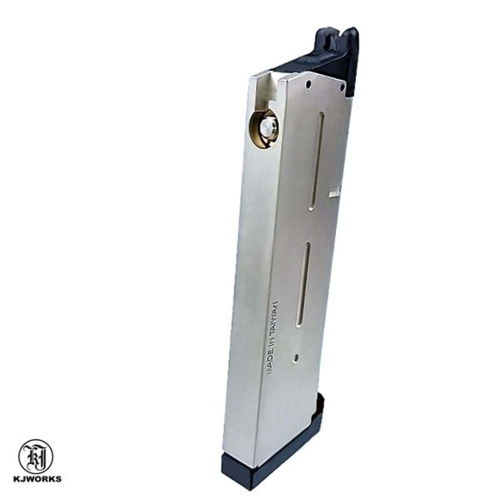 KJ Works 1911 MEU 26BB GBB Airsoft Şarjör - Gümüş Renk KP-07