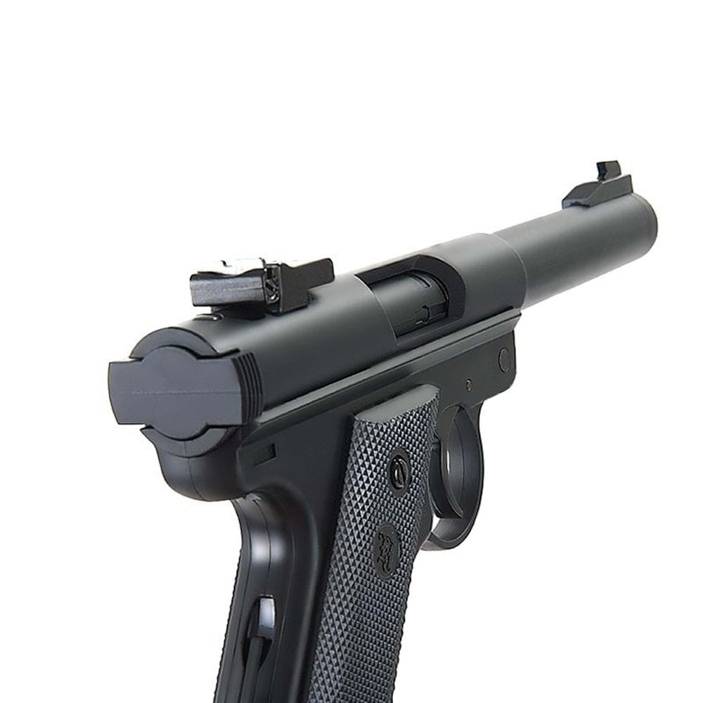 KJWorks MK1 Ruger NBB SESSIZ Airsoft Tabanca (Non-Blowback Siyah GGH-0201-BK)