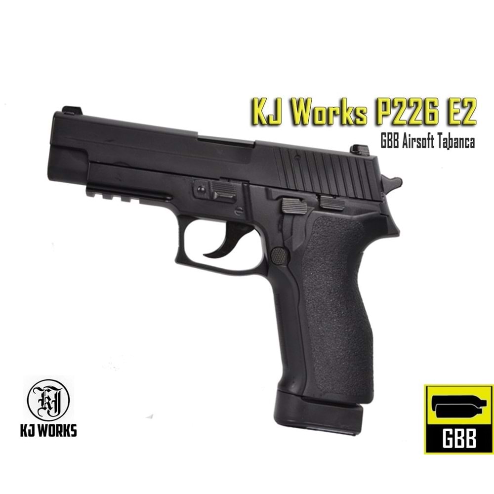 KJW P226 E2 GBB Airsoft Tabanca