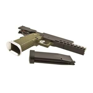 KJW HI-CAPA Full Metal KP-06 GBB Airsoft Tabanca HAKI YESILI OLIVE